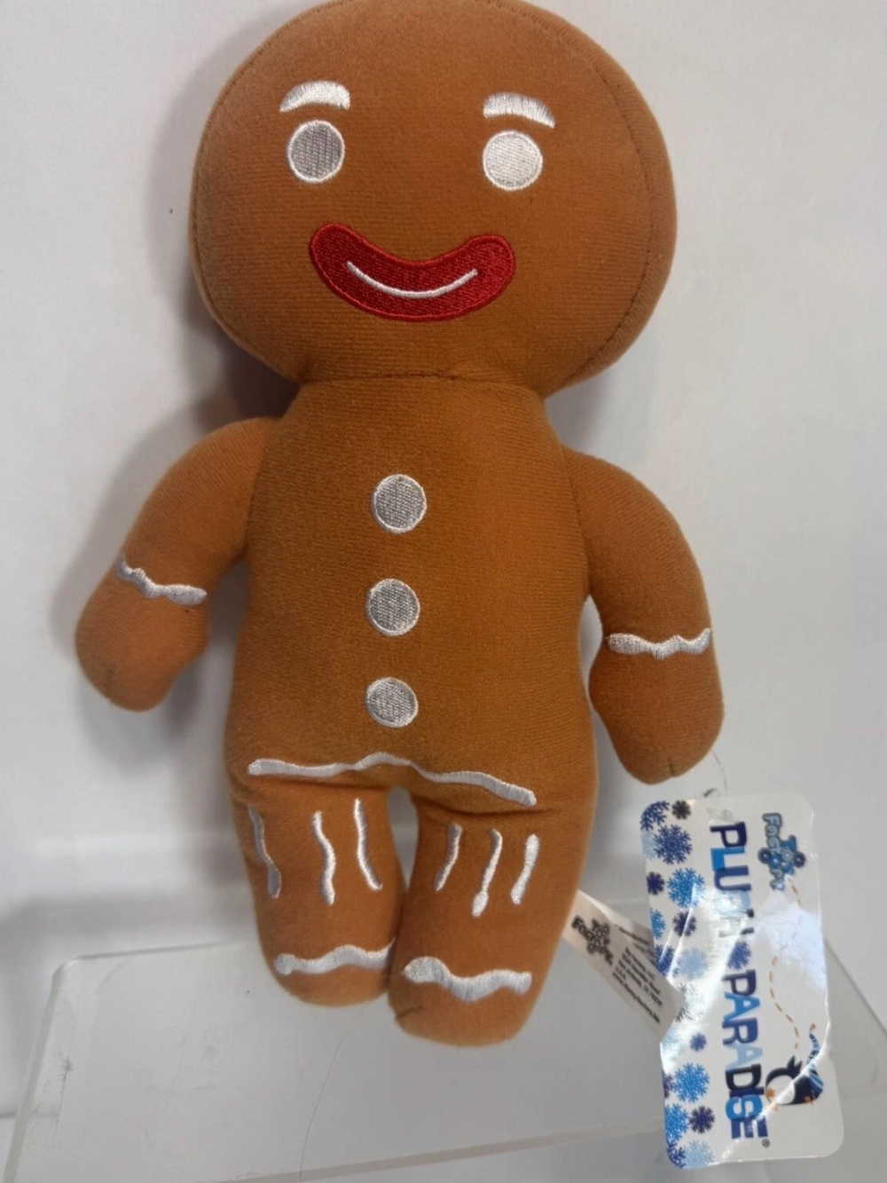 NWT Toy Factory Gingerbread Plush Holiday Stuffed Animal NEW